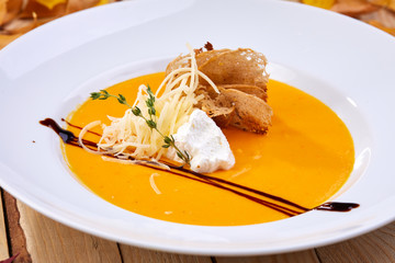 pumpkin cream soup