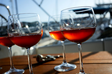 glasses of wine