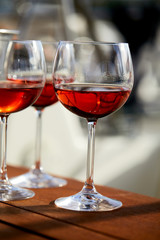 glasses of wine