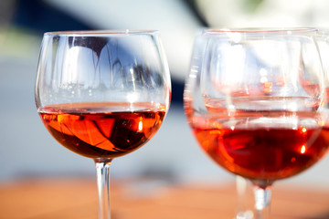glasses of wine
