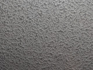Hammered effect silver grey painted steel plate