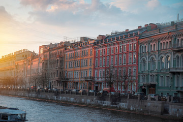 river canals of St. Petersburg.