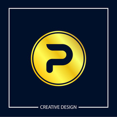 Initial Letter P Logo Template Vector Design