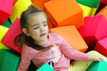baby at a kid's club.rest in the children's center.child in the entertainment center