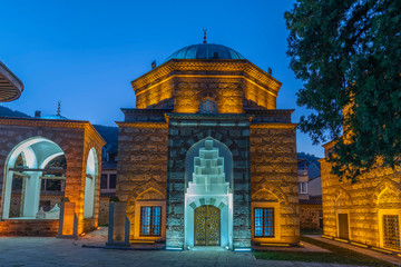 Fototapeta premium Muradiye Tombs at Blue Hour, Bursa