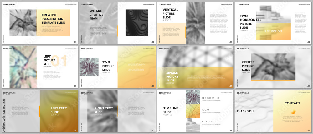 Canvas Prints minimal presentations design, portfolio vector templates with elements on white background. multipur