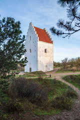 Fototapeta premium The Buried Church Sct. Laurentius, Skagen, Denmark