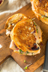 Homemade Thanksgiving Turkey Panini