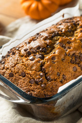 Homemade Chocolate Chip Pumpkin Bread