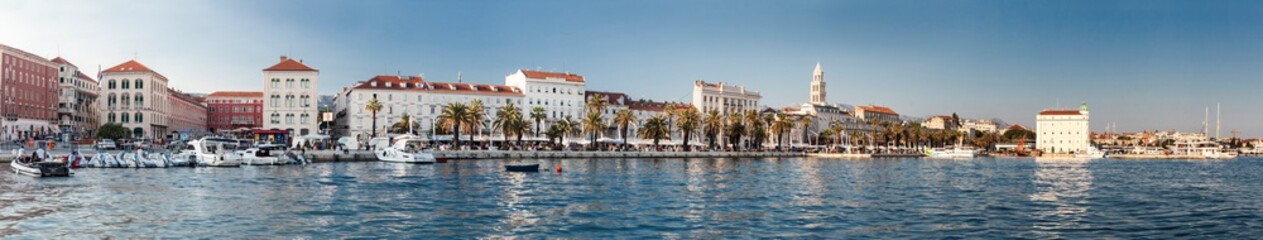 Naklejka na ściany i meble Riva in Split, Croatia