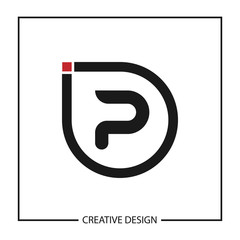 Initial Letter P Logo Template Vector Design