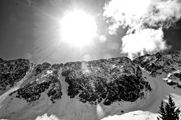 winter mountain landscape