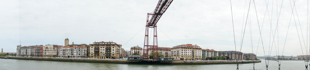 Fototapeta na wymiar Vizcaya bridge UNESCO Spain