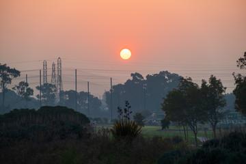 Smoky Skies During 2018 California Wildfires