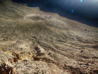 Well preserved meteor crater in Arizona © Kevin Norris