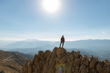 adventure of a successful climber and passion for the mountain