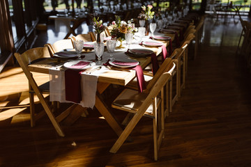 dreamy indoor family dinner party setting