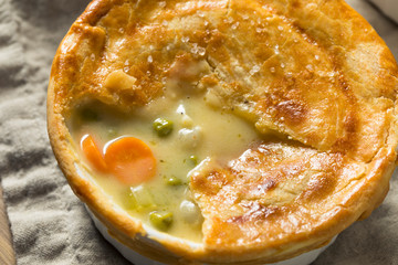Homemade Individual  Chicken Pots Pies