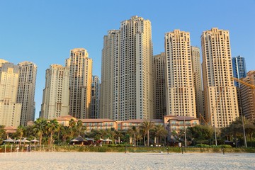 Dubai hotels skyline