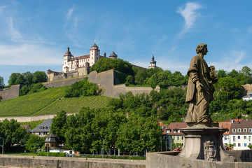Fototapeta na wymiar Festung Marienberg Würzburg