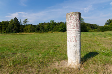 Römischer Wegstein in Pfünz