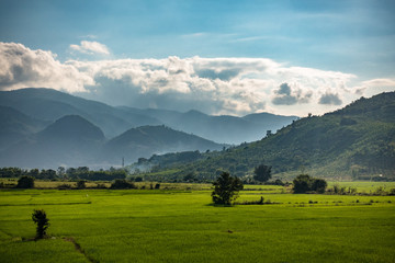 Fototapeta na wymiar Vietnam Mountains