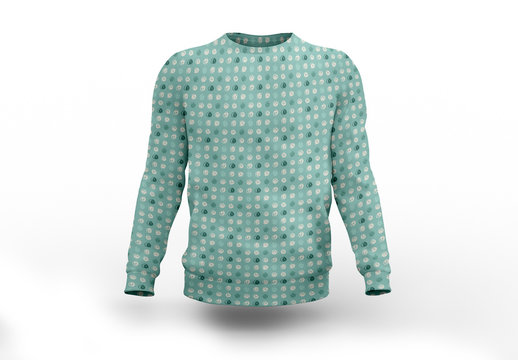 Patterned Sweatshirt Mockup