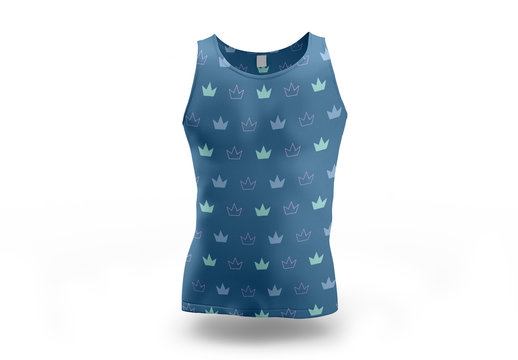 Patterned Tank Top Mockup