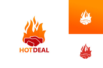 Hot Deal Logo Template Design Vector, Emblem, Design Concept, Creative Symbol, Icon