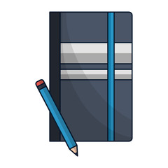 office notebook pencil office supplies