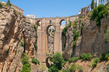 El Puente Nuevo, Ronda, Andalusien, Spanien