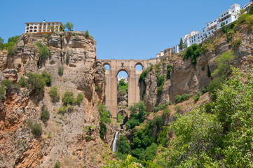 Fototapeta na wymiar El Puente Nuevo, Ronda, Andalusien, Spanien