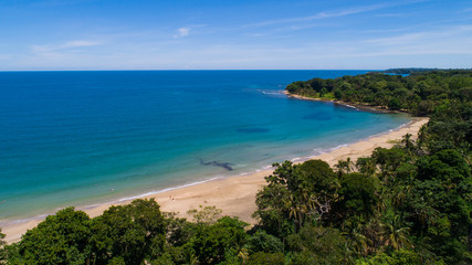 Caribbean Coast of Costa Rica close to Puerto Viejo at Cocles Beach