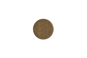 Image of Estonian coin 10 cents. Obverse. Leos. 1991.