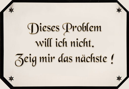 Lustiger Spruch