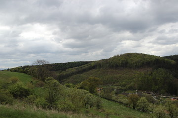 Fototapeta na wymiar Spring landscape, photo Czech Republic, Europe
