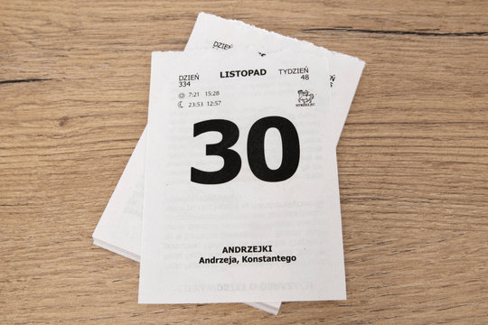 Andrzejki - 30 listopada