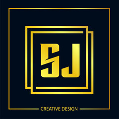 Initial letter SJ Logo Template Vector Design