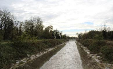Cercles muraux Canal Canale d'acqua - Scolmatore