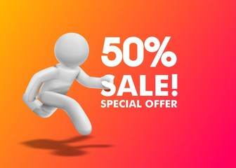 Sale banner template design, Big sale special, shop