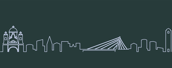 Podgorica Single Line Skyline