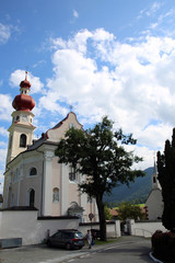 Fototapeta na wymiar barocke Pfarrkirche St. Stephan