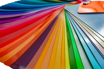 Color palette, catalog of paint samples
