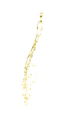 Fototapeta premium Beautiful water splash isolated on white. Pure liquid