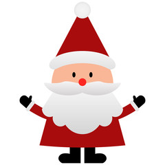 Santa Claus on a white backgorund