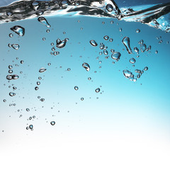 Air bubbles in ue water