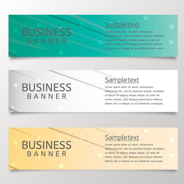 Business Banner abstract vector background for use in design. 
Dynamic shapes composition. Eps10 vector.