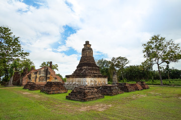 UNESCO World Heritage site Wat Chedi Si Hong in Sukhothai