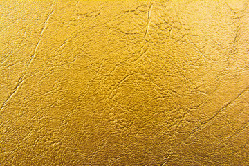 Gold leather texture background.