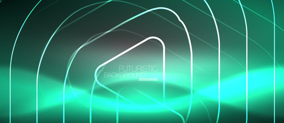 Vector neon color abstract background